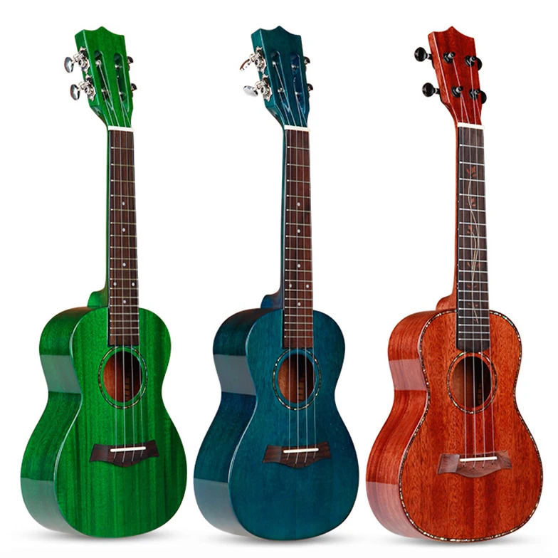 23 дюйма твердая деревянная Гавайская гитара Picea Asperata 4 струны Мини гитары Гавайи