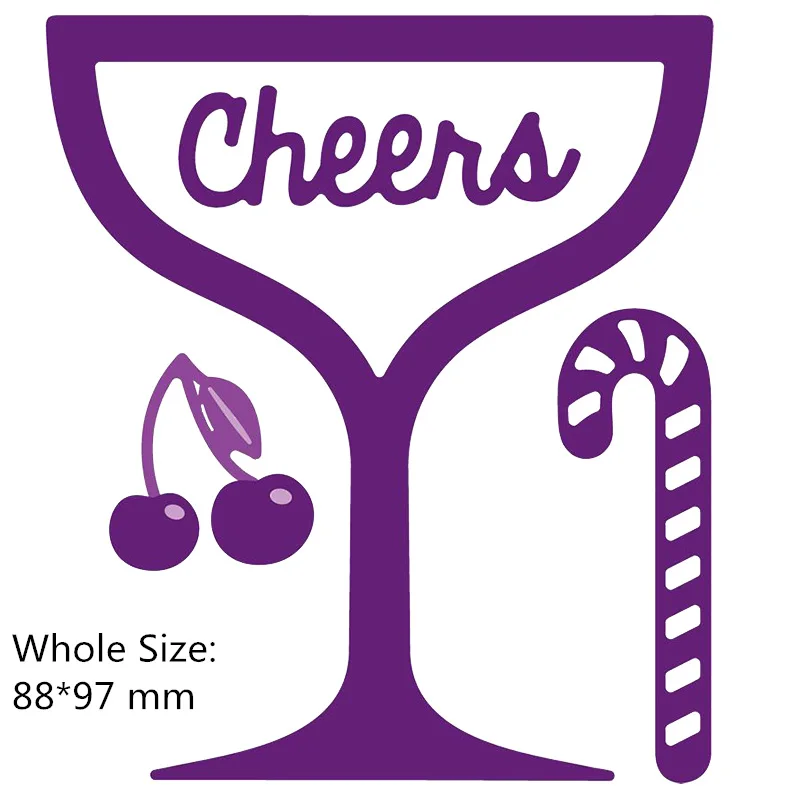 Рождественский праздничный шейкер металлические пресс формы для скрапбукинга и