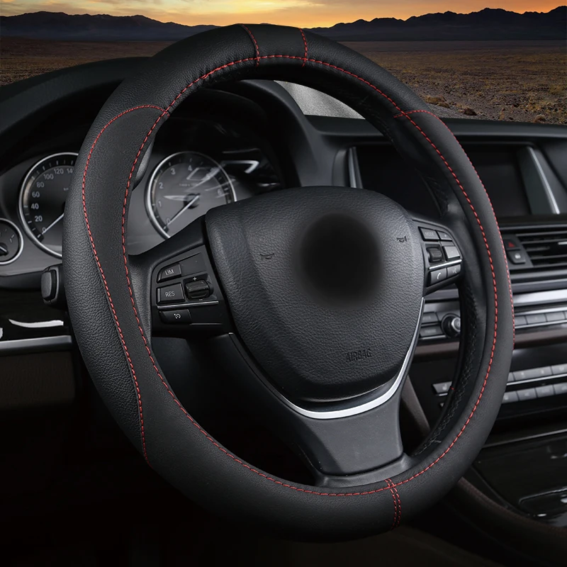 WLMWL кожаный чехол рулевого колеса автомобиля для Jaguar все модели XF XE XJ F PACE TYPE