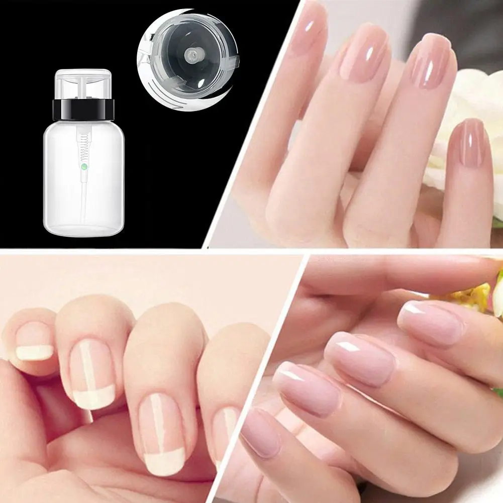 1 шт. 200 пустой Пластик жидкость для снятия лака Алкоголь Жидкость контейнеры