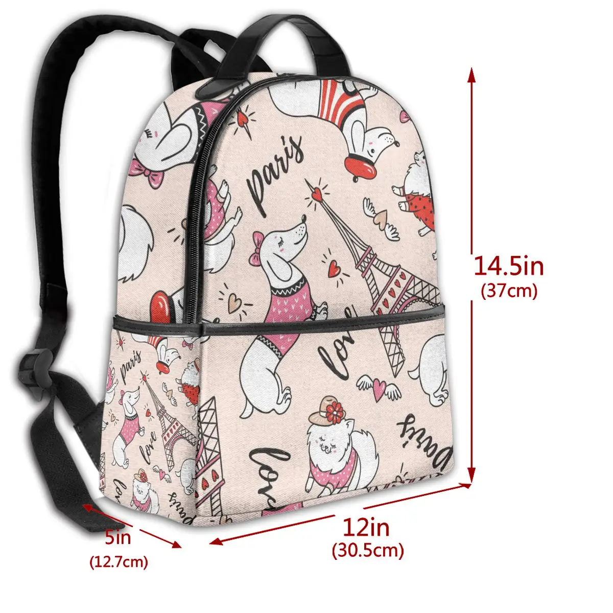 Классические простые женские рюкзаки школьная сумка для подростков Парижская