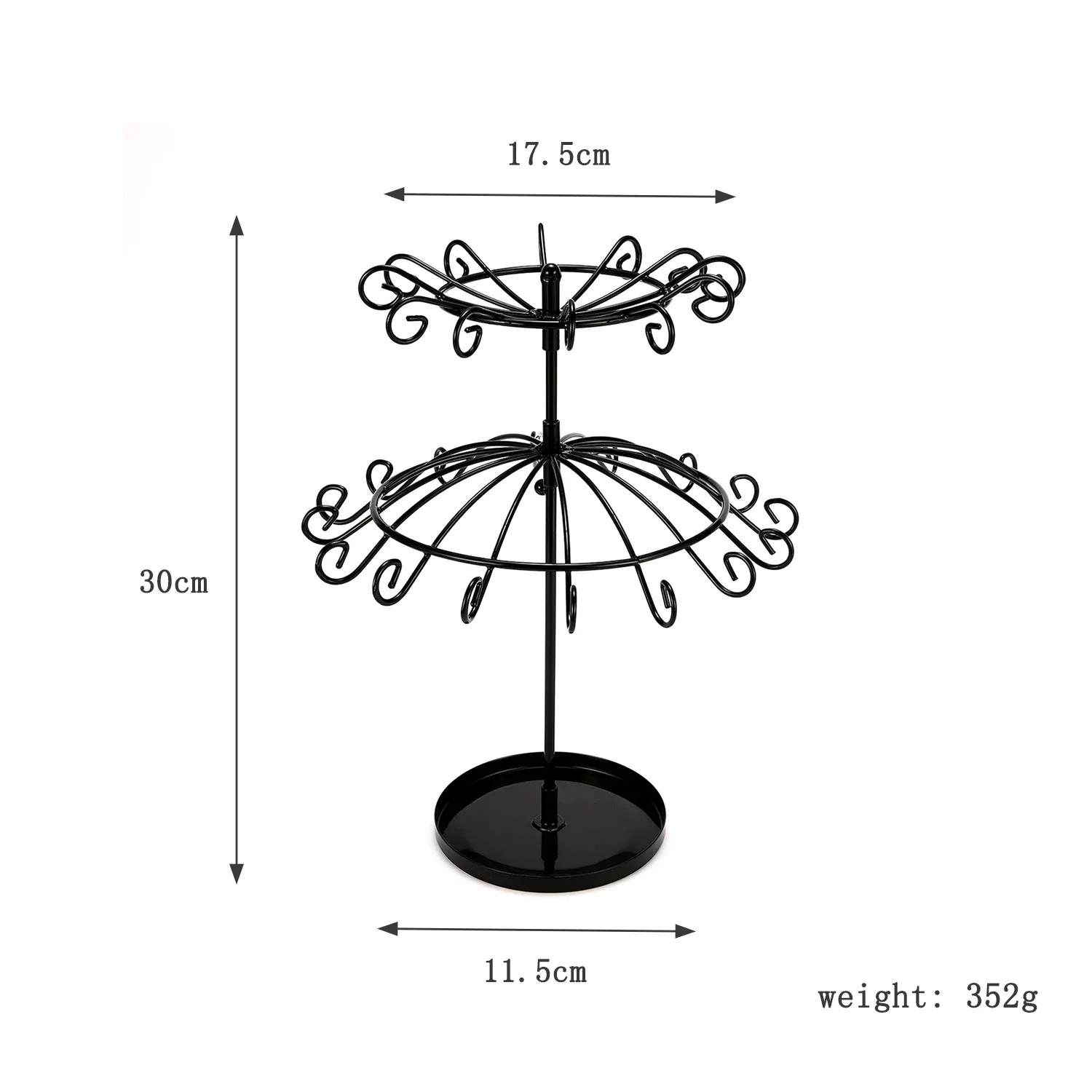 jewelry display stand flower umbrella jewelry storage pendant earrings necklace organizer rack holder storage display stand free global shipping