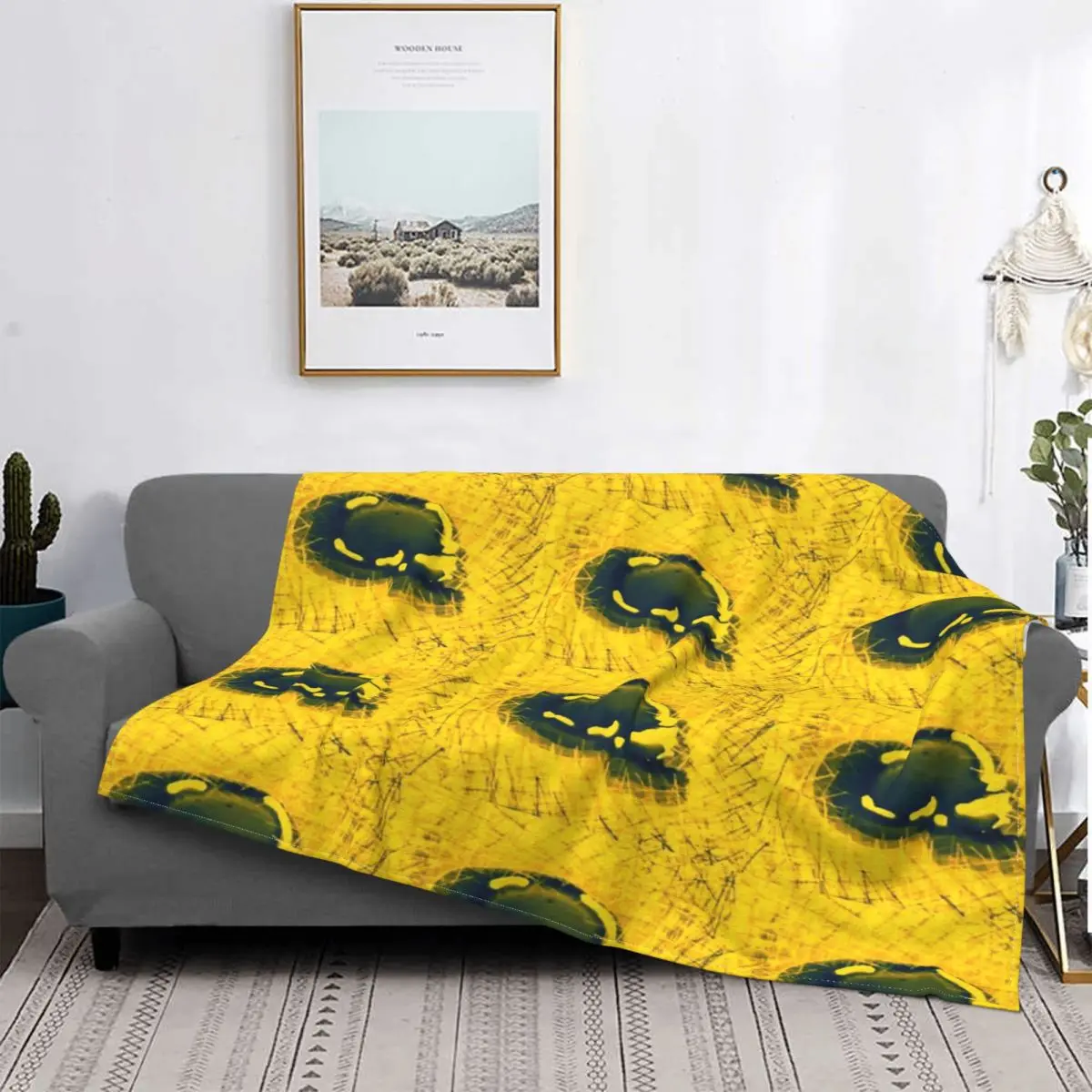

Туннельное видение 2-colcha a cuadros para cama, manta de Anime, ropa de cama y fundas de lana