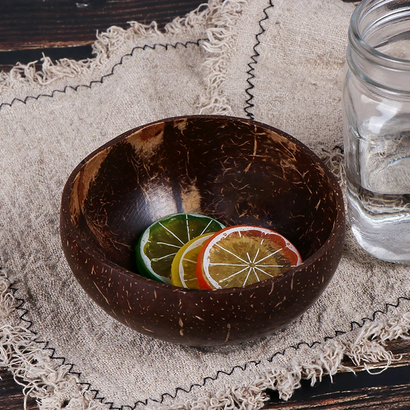 Творческий естественный чашка в виде кокоса Эко дружественных суп салат лапша