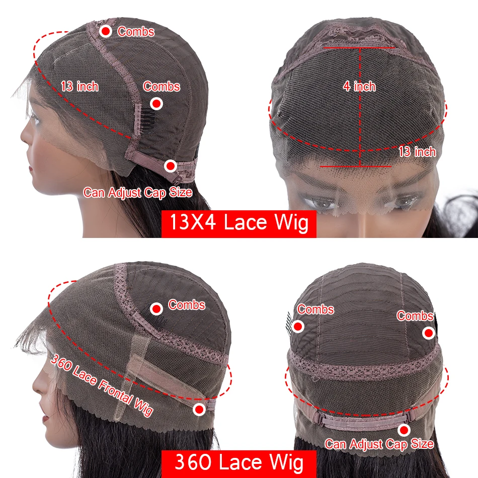 Парики из натуральных волос на кружевной основе прямые парики фронтальной части