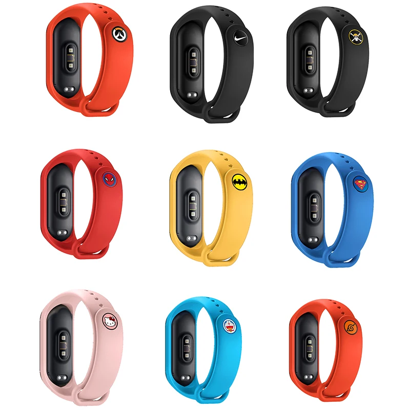 Для mi Band 4 3 силиконовый ремешок на запястье для Xiaomi mi 4 3 ремешок с металлической пряжкой браслет с узором mi band 4 Ограниченная серия