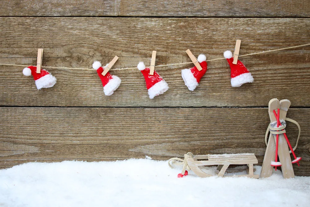 

Vinyl Custom Photography Prop Christmas day theme Photo Studio Background AS18102-309
