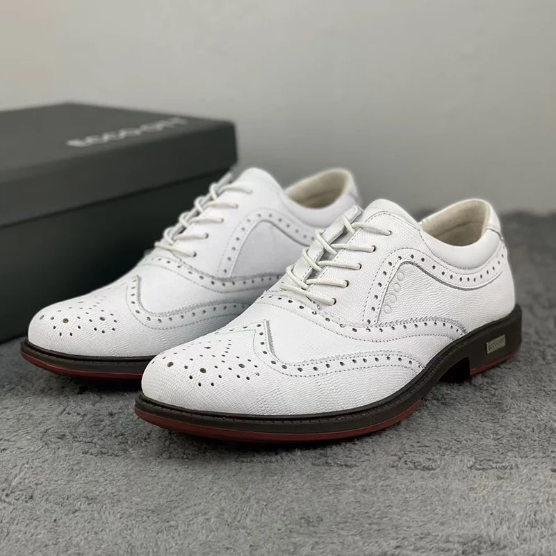 

Best Selling Golf Trainers Men Anti Slip Genuine Leather Professional Men Golf Shoes Sneaker Autumn Floral Pattern Golf Shoe Men