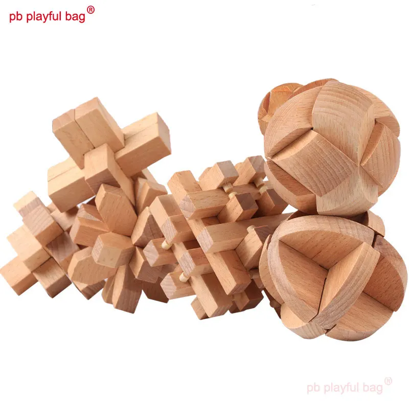 PB игривая сумка Lubansuo набор из 9 предметов замок Конг Мин разблокировка творческие