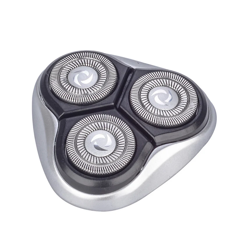 Blade Only No Shaver Электрическая перезаряжаемая бритва, Мужская бритва с тройным лезвием, Парикмахерская бритва, шерстяные бритвы для мужчин, уход за лицом, 3D плавающий триммер для волос, бороды - Цвет: Blade Only No Shaver