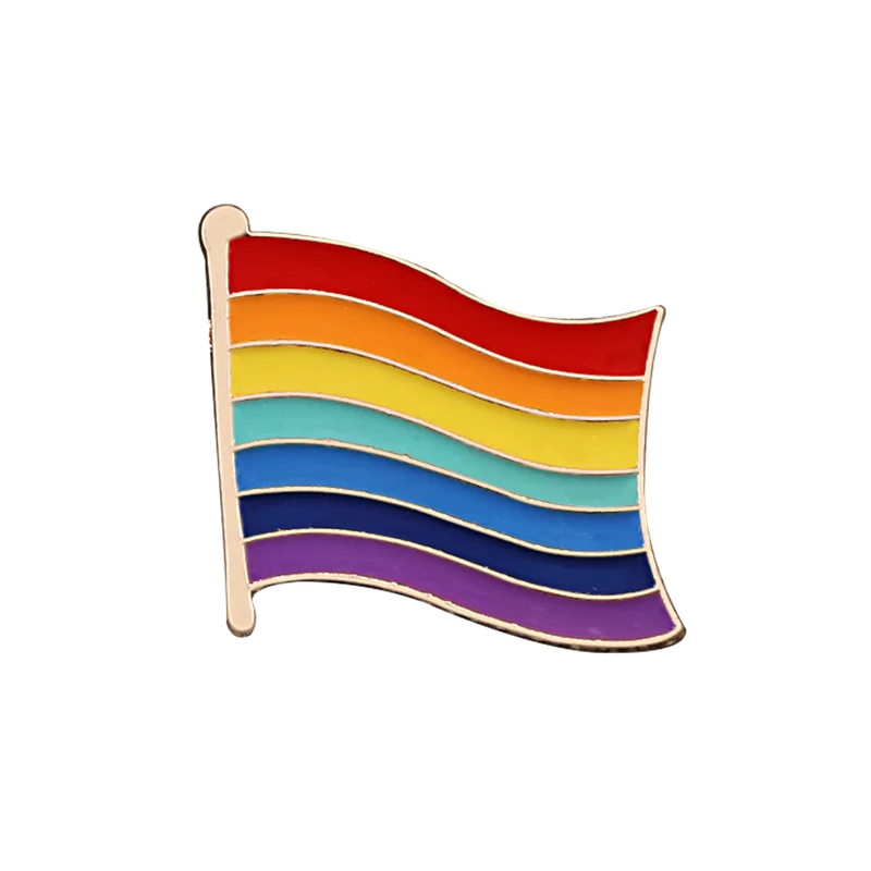 Новинка высококачественные эмалированные броши в форме гордости значок на