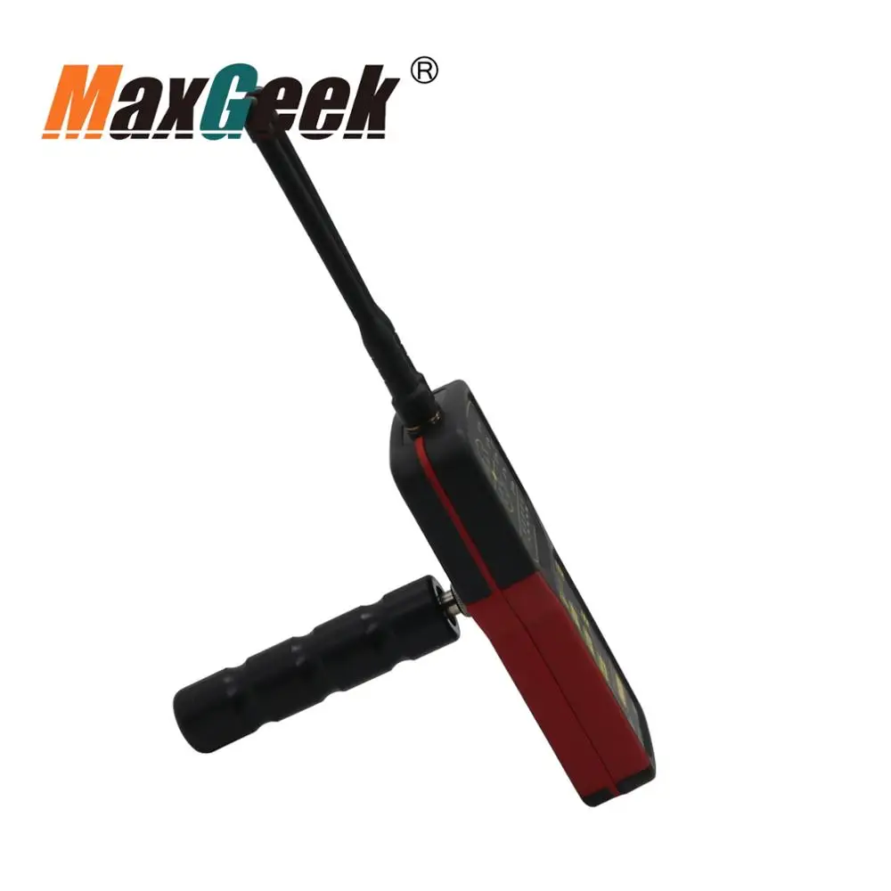 Maxgeek Maxspark 100 большой диапазон детектор металла золота с 2 антеннами чехол для