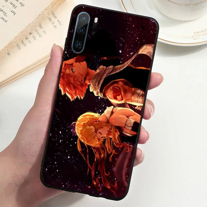 

Anime Manga Fairy Tail Phone Case For Huawei P20 P30 P40 lite Pro P Smart 2019 Mate 10 20 Lite Pro Nova 5t