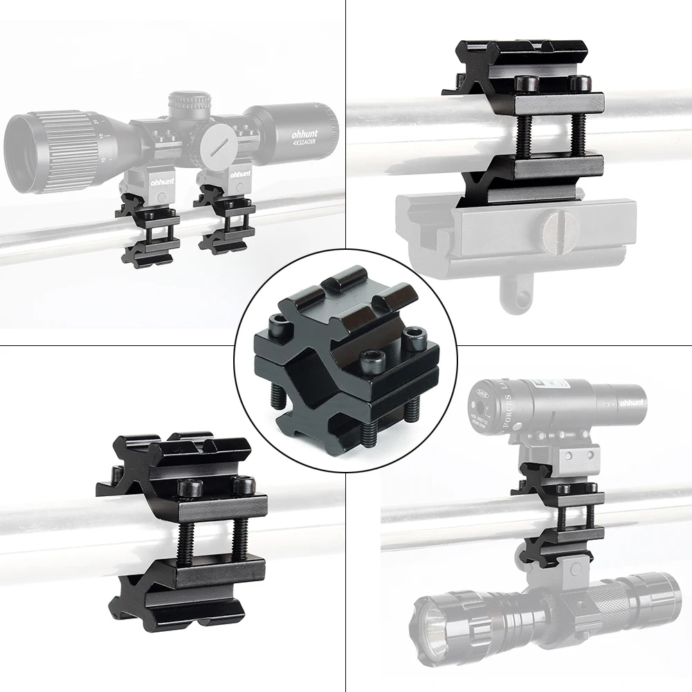 Регулируемый универсальный рельсовый адаптер для телескопа Picatinny/weaver 20 мм | Спорт