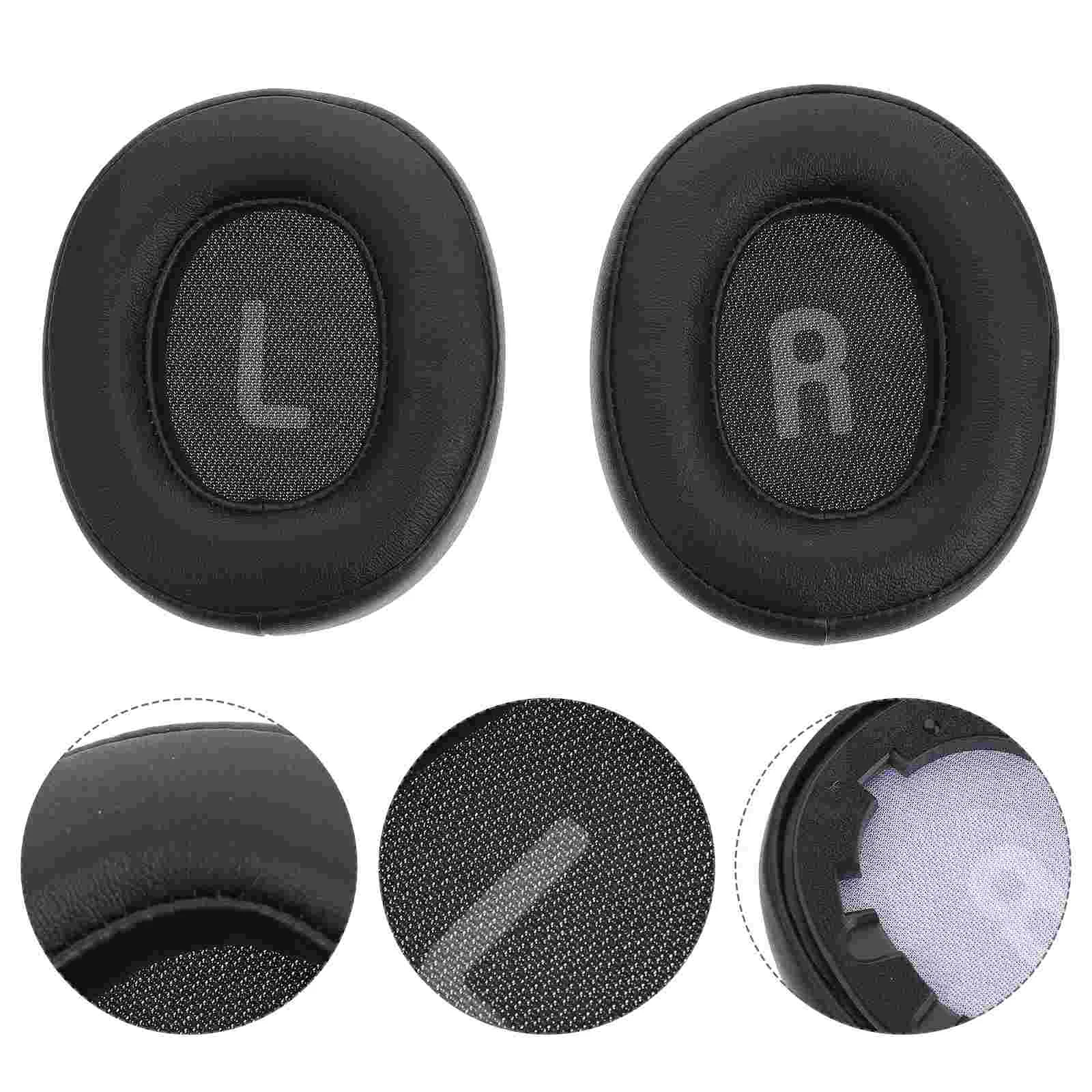 

1 Pair Headset Ear Pad Compatible for T750BT Protein Leather Cushion Pad
