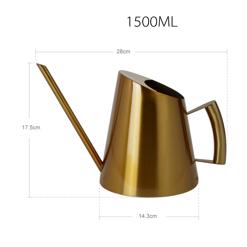 

Metal Watering Can Stainless Steel Pot With Long Spout Small Size For Bonsai Indoor Plants