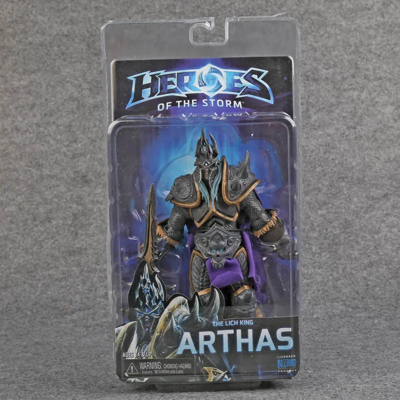 NECA &quotHeroes of The Storm&quot Король лич Артас ПВХ фигурка Коллекционная модель игрушки 7