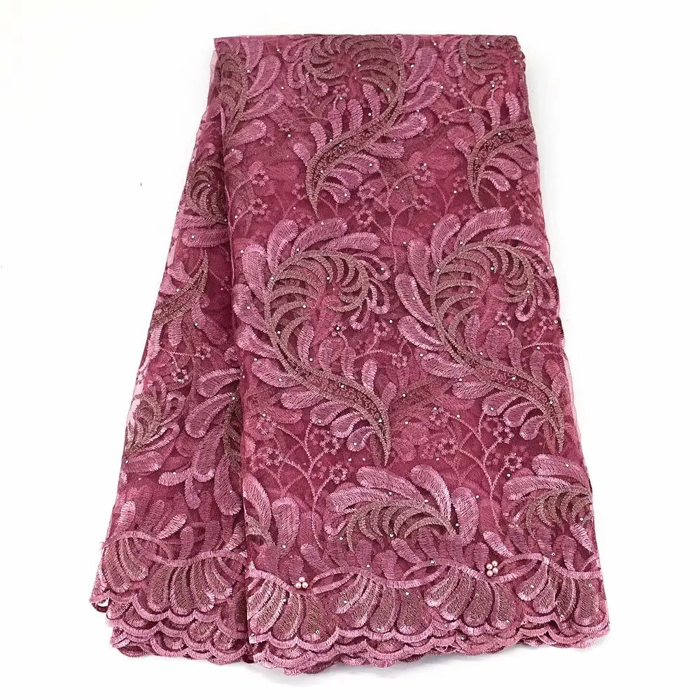 

CS Nigerian Lace Fabrics 2020 High Quality Lace African Lace Fabric Tulle Lace For Party Sewing French Court design Hot selling