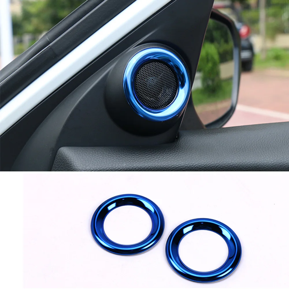 Stainless steel Car door audio loud speaker trim covers for Honda CIVIC 2016 2017 2018 2019 2020 2021 styling auto Accessories | Автомобили