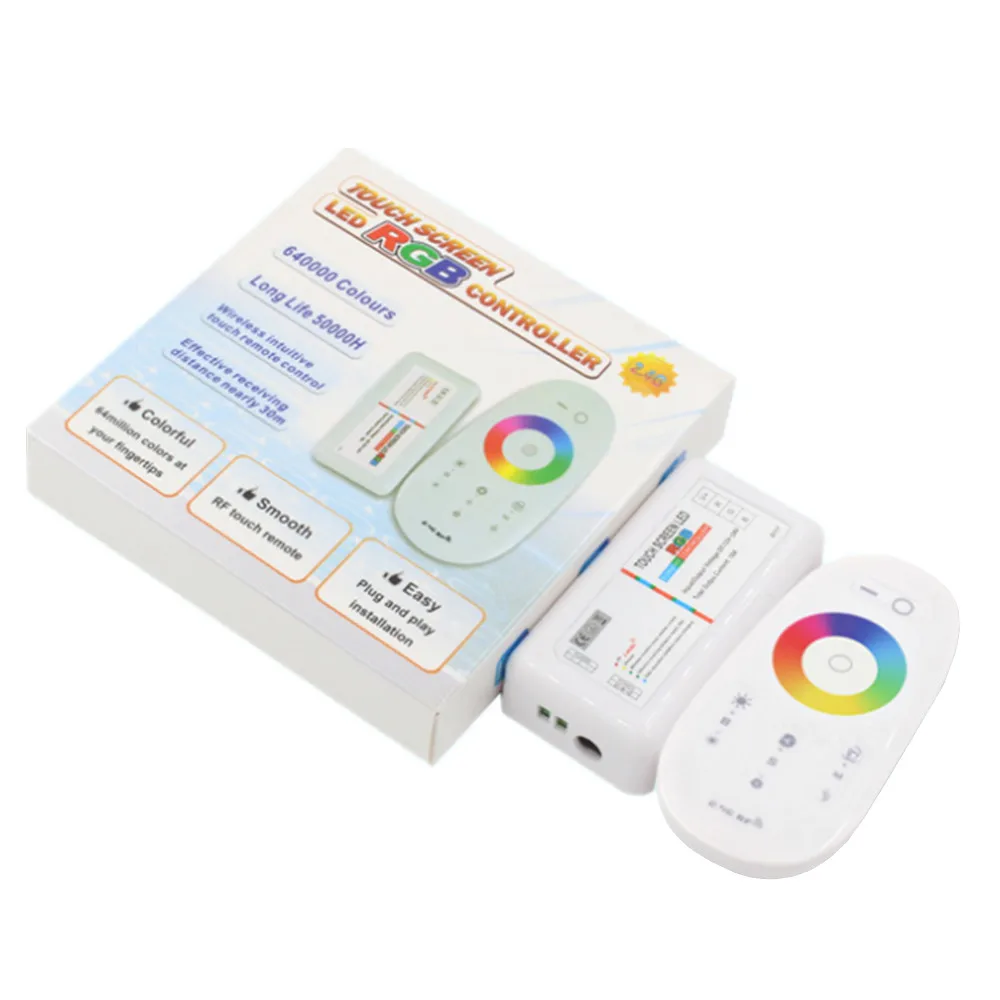 Светодиодный контроллер RGB / RGBW с сенсорным экраном 2 4G беспроводной сенсорный