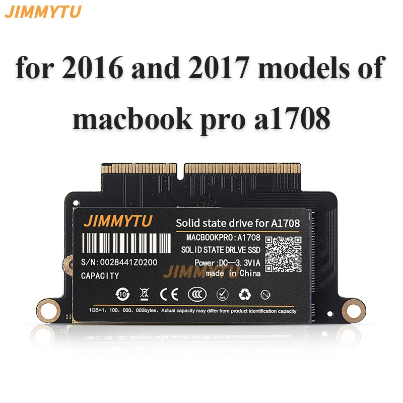 Новый ноутбук SSD A1708 256 ГБ для MacBook Pro Retina 13 3 дюйма ТБ конец 2016 Середина 2017 года EMC 3164