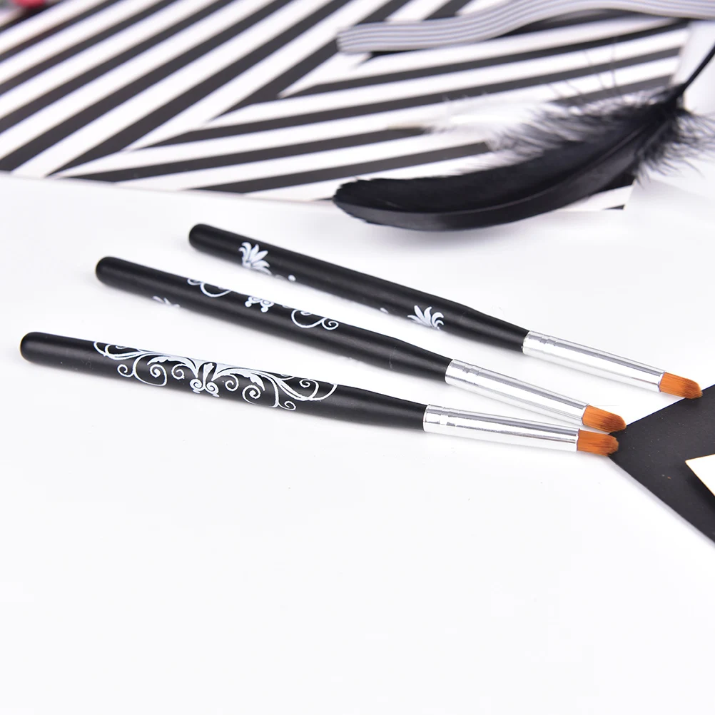 16 см дизайн печати металлическая деревянная ручка колпачок цельный УФ гель для