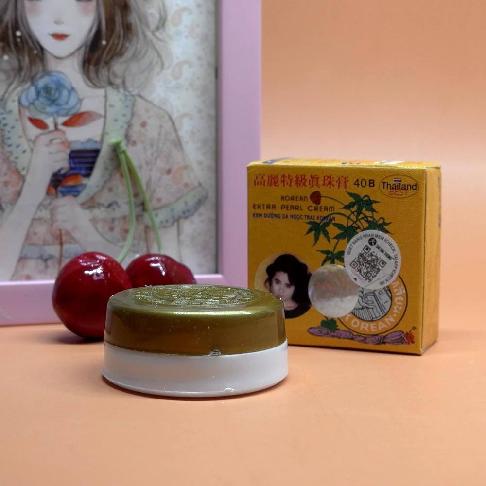 

Thailand 100% original ginseng pearl cream face skin whitening repairing moisturing and nourishing face cream 5g/pcs