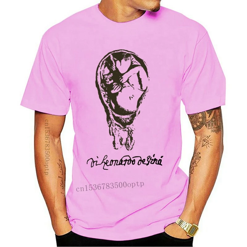 

New PREGNANCY - Leonardo Da Vinci drawing - Tshirt S-5XL