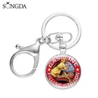 Брелок для ключей для женщин и мужчин, модная пикантная девушка на мотоцикле RT66, с кабошоном, с фото, ручная работа, ювелирные изделия в подарок