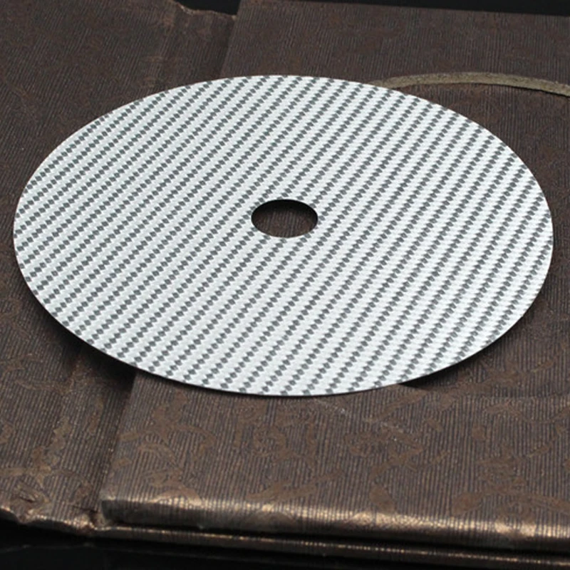 1PCSX HIFI углеродное волокно CD DVD стабилизатор мат Топ лоток проигрыватель HI END Amp