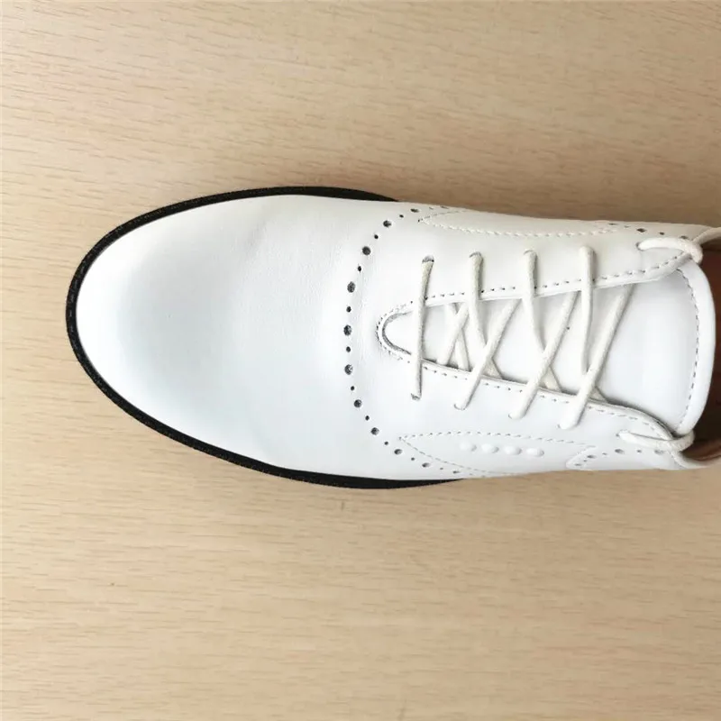 

Genuine Leather Men Golf Shoes White Professional Golf Sport Sneakers Mens Trainers 2020 Golf Wear Telas En Algodon Con Ojos