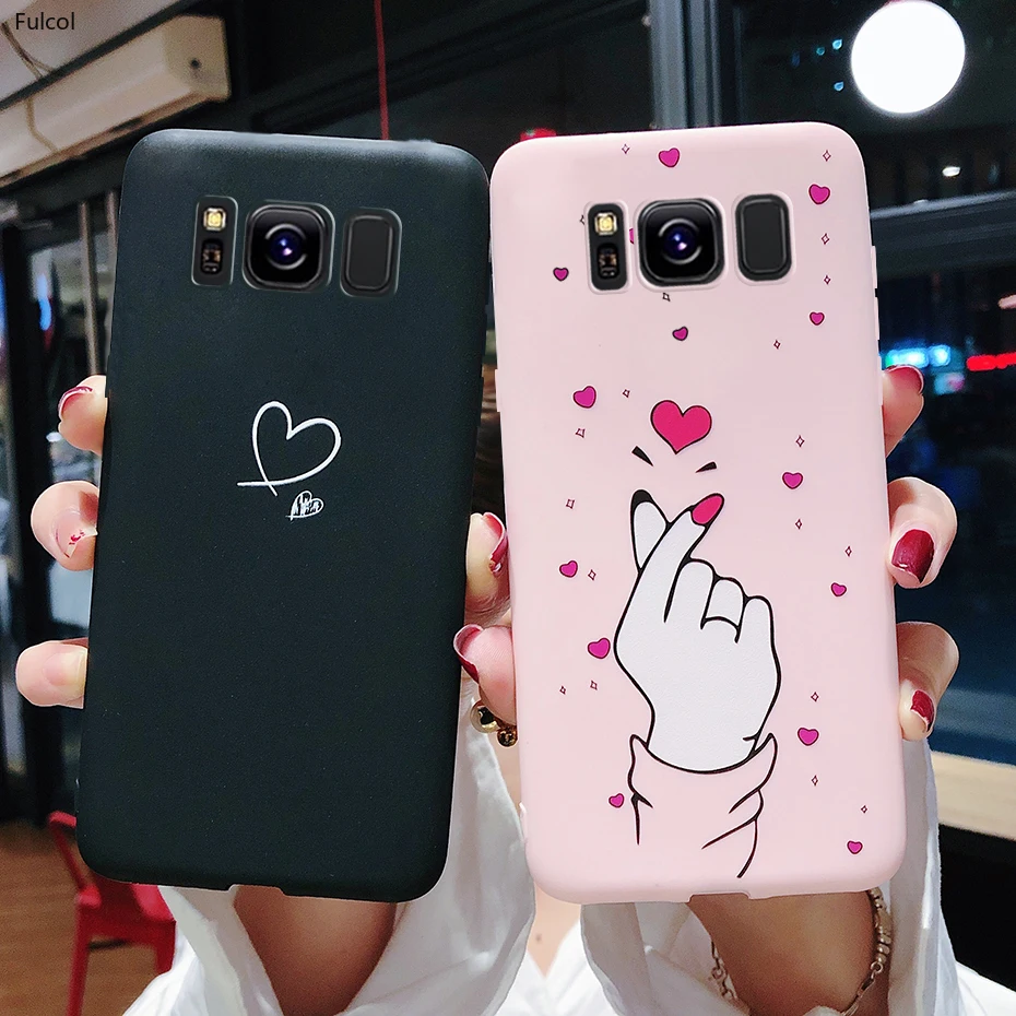 

For Samsung Galaxy S8 S8 Plus S8 Samsung S8plus Case Cover Silicone Cute Soft Matte Back Phone Protector Cover Funda Cases