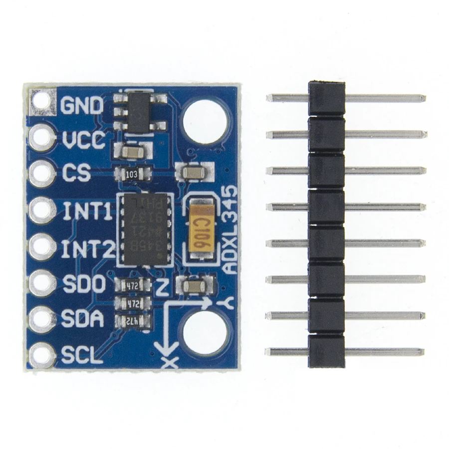 Цифровой трехосный модуль ускорения гравитационного наклона GY 291 ADXL345 передача IIC