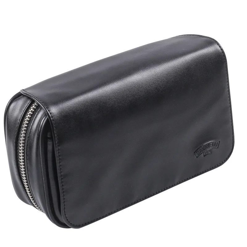 

Pipe bag tool cut tobacco three pipe bag manual leather bag portable bag