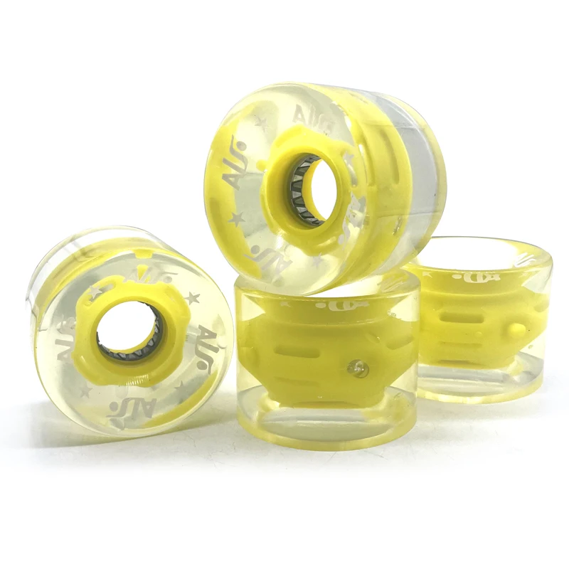 

Wholesale 60*45mm Wheels Skate Board Double Rocker PU Custom Oem Polyurethane Cruiser Skate Board Rullebrett Skateboard Wheel