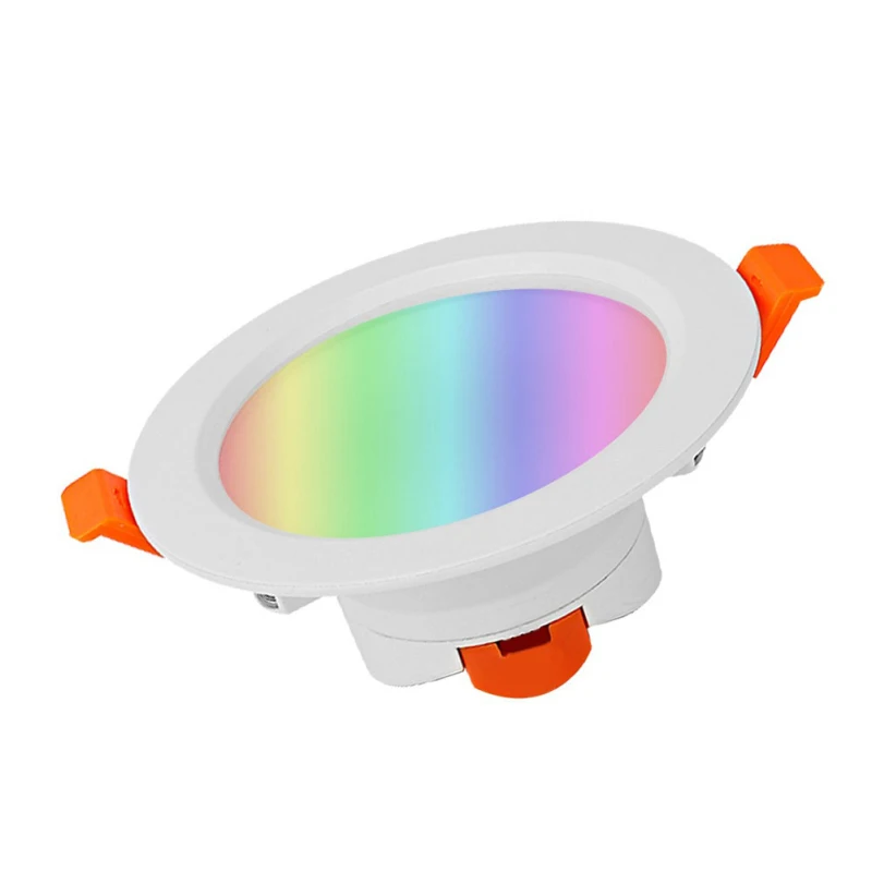 

LED Downlight WiFi Smart Tuya APP Dimming Round Spot Light 10W RGB Color Changing Warm Cool Light Work With Alexa Google Home
