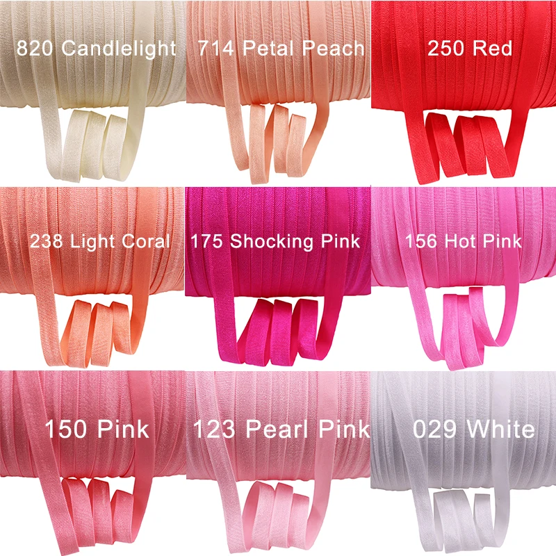 100 ярдов 3/8 &quot(10 мм) Лента из спандекса Многоцелевой эластичный ремешок для