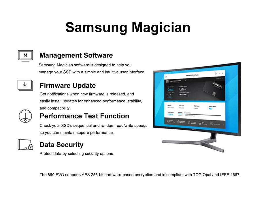 SAMSUNG SSD 860 EVO M.2 2280 TLC HDD 250GB 500GB 1 ТБ Внутренний твердотельный накопитель для ноутбука