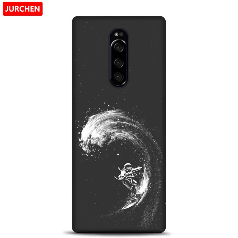 4 Чехол jurchen для sony Xperia 1, чехол для Xperia One, милый мультяшный Мягкий силиконовый чехол из ТПУ для sony Xperia1 sony 1, чехол - Цвет: 4