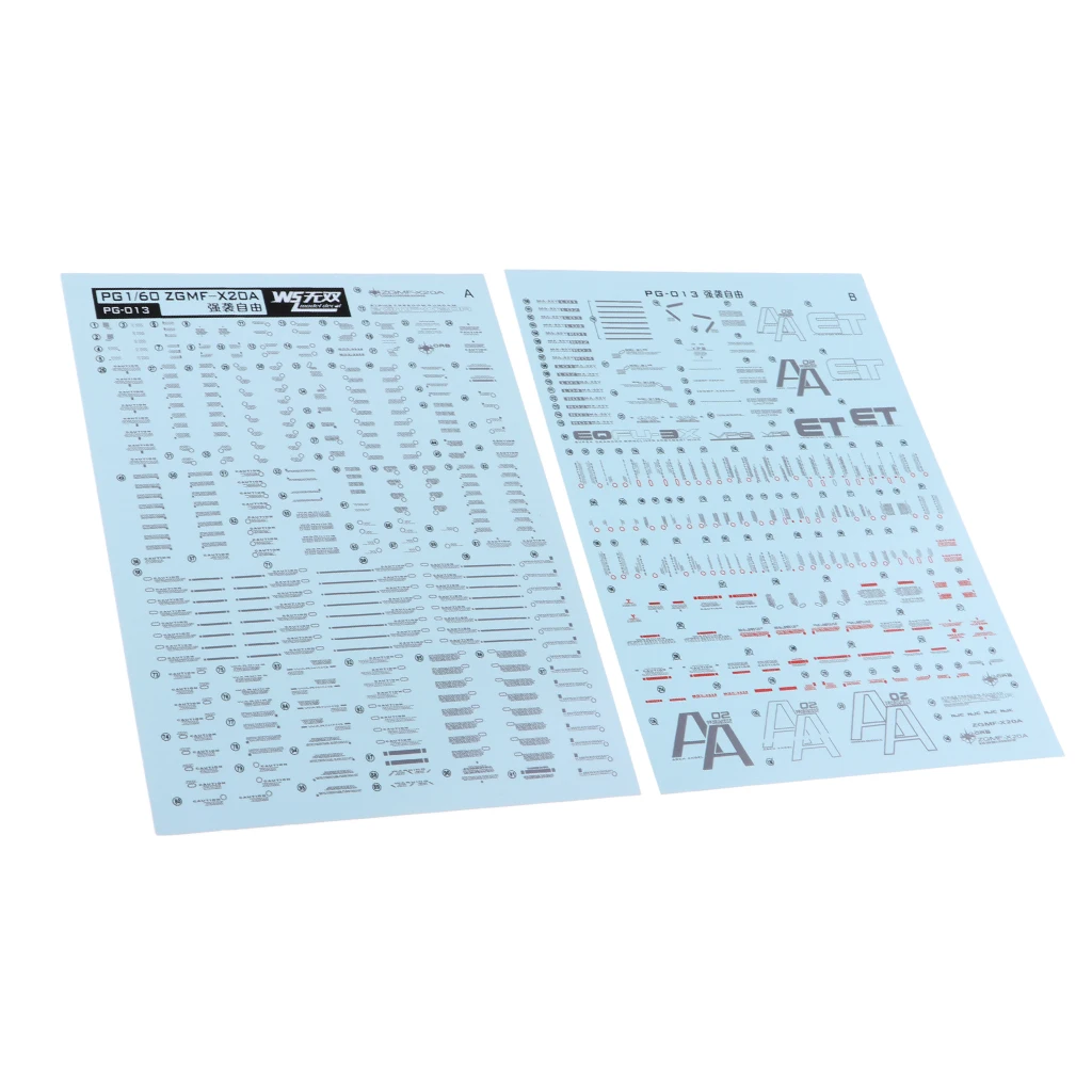 1 шт. 17x12 см наклейка на водную горку для Bandai PG 1/60 Gundam Model DIY аксессуары | Игрушки и