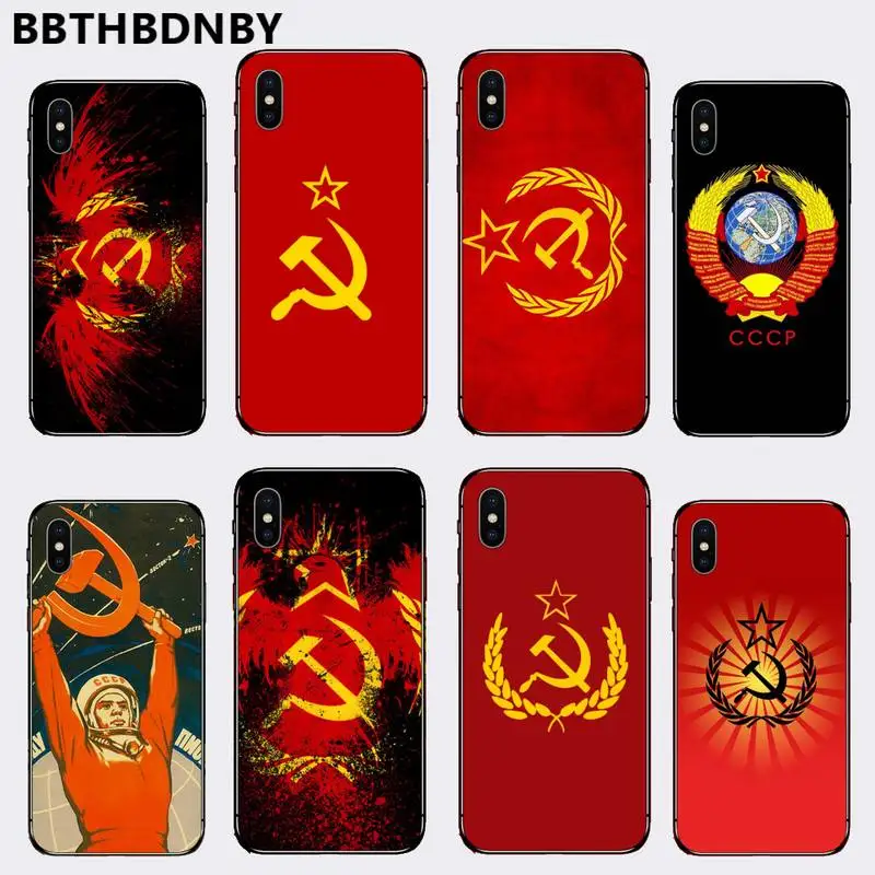 

Soviet Union USSR Flag Phone Cases for iPhone 11 12 mini pro XS MAX 8 7 6 6S Plus X 5S SE 2020 XR