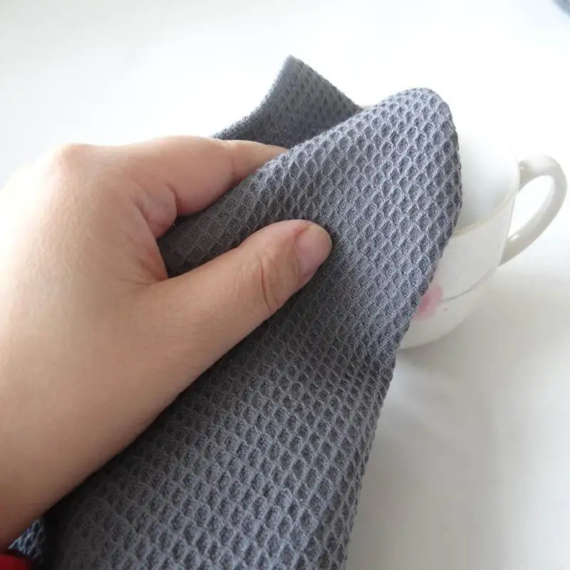 

Waffle Lattice Tea Towel Table Cloth Napkin Home Wedding Party Kitchen Dishes Napkins Decorative Handkerchief Towels 42x63cm30
