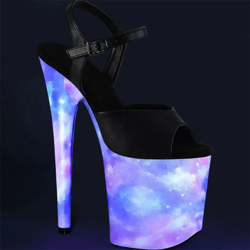 Босоножки BBZAI женские на очень высоком каблуке водонепроницаемые сандалии