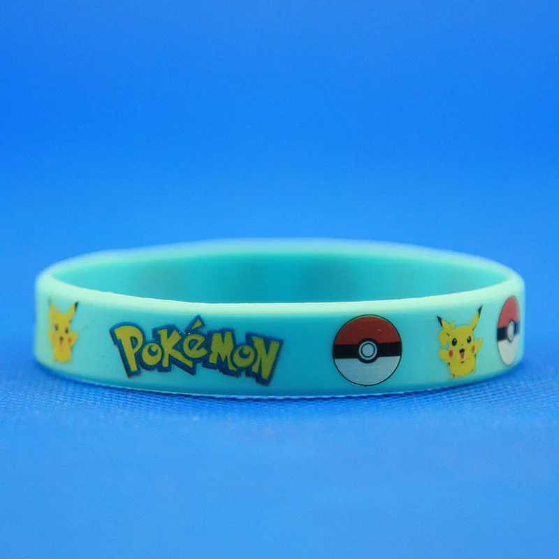 Аниме Go силиконовый браслет для детей мальчик девочка Мужчины Женщины Спорт