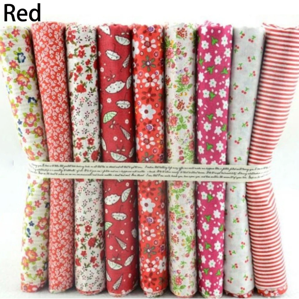 Bundle Cotton Fabrics Charm Quilt Soft Hand-made DIY Handicrafts Assorted | Fabric