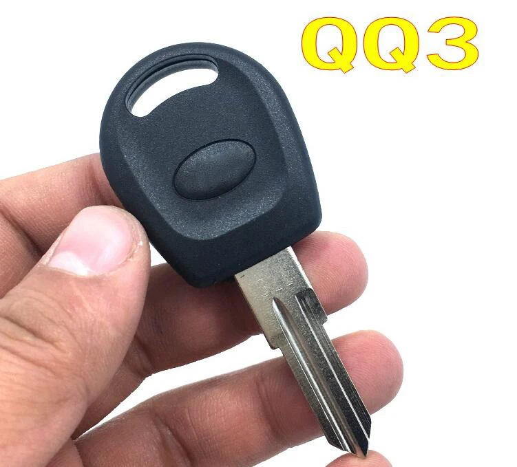 Резервный транспондер ключ оболочки чехол для Chery QQ QQ3 QQ6 Cowin цельный брелок ключ крышка пустой с логотипом