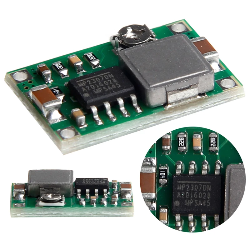 Mini 360 DC/DC преобразователь понижающий 4 75 V-23V To 1V-17V модуль источника питания 4XFD |
