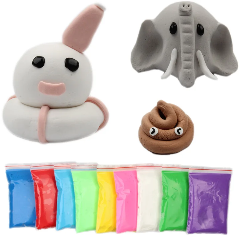 Глиняная слизь цвет хлопок грязь глупой шпатлевка avirulent Защита окружающей среды