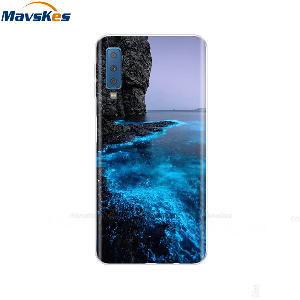 34 Силиконовый чехол для samsung Galaxy A7 чехол A750 A750F чехол 6,0 'TPU чехол для телефона samsung A 7 750 750F Fundas Coque - Цвет: 34