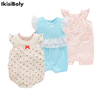 infant girls summer rompers babies newborn sleeveless bebe playsuits jumpsuit kids onesies 0 18m bodysuits baby outfits overalls